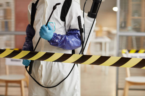 Professional Infectious Disease Decontamination technician working in Marshallberg, NC